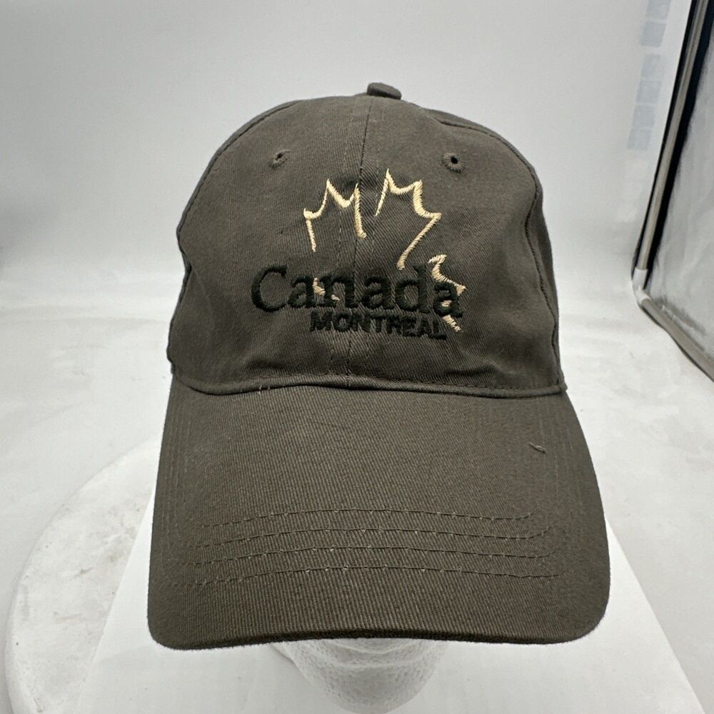 Montreal Canada Maple Leaf Logo Adjustable Adult Baseball Cap Hat